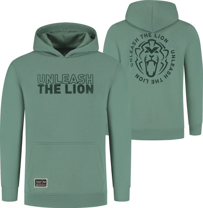 Hoodie - Green Bay - Unleash The Lion - Katoen/Polyester
