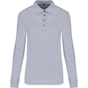 Kariban Damespolo lange mouwen van jersey K265 - Oxford Grey - XS