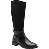 Tamaris - 1-25614-45 - Knielaarzen - Zwart