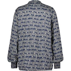 DIDI Dames Blouse Party Dark blue Glow print maat 38