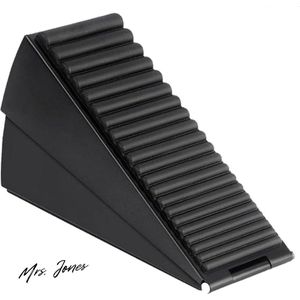 Mrs. Jones Premium Collection Deurstopper Heavy Duty Roestvrij Staal Rubber Antislip Groot Terras Buiten Huizen Kantoren Garage