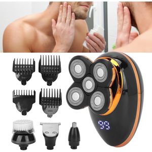 Hoofdscheerapparaten - voor kale mannen Multifunctionele elektrische trimmer voor mannen Oplaadbare elektrische scheerapparaten voor mannen Elektrische scheermessen voor mannen