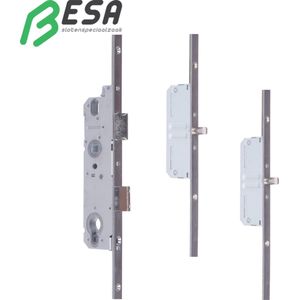 KFV Meerpuntsluiting AS2300 92/45 met 2 pinnen Voorplaat: 24mm U-Vorm, W000