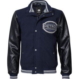 Petrol Industries - Heren Bomber Jas Newton - Blauw - Maat M