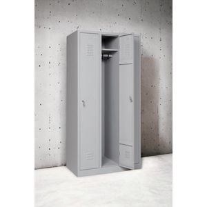 Furni24 Garderobekast, locker, commodekast, garderobekast, vakbreedte 30 cm, 3 deuren