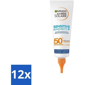Garnier - Ambre Solaire - Zonnebrandserum - Sensitive Expert - SPF 50+ - 125 ml - Voordeelverpakking - 12 stuks