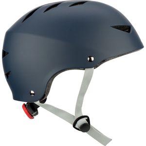 Nijdam Skate Helm Verstelbaar - Blue Streak - Maat L - Blauw/Grijs