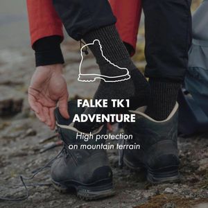 Dames Wandelsokken TK1 - Dikke Padding en Warmte Regulerend - Ademend en Sneldrogend - 1 Paar