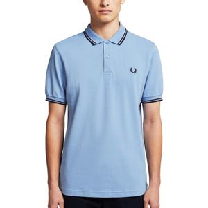 Fred Perry - Twin Tipped Shirt - M3600 Polo - S - Blauw