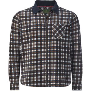 Duke - ERINS - Fleecejack - Donkerblauw - Geruit