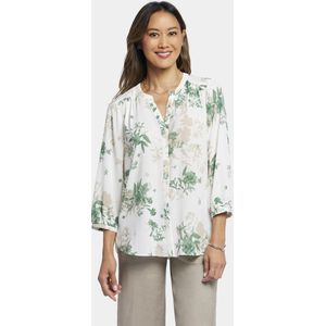 NYDJ Pintuck Blouse Bloemenprint | Alicia Glen