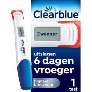Clearblue Zwangerschapstest Ultravroeg Digitaal - 6 stuks - Voordeelverpakking