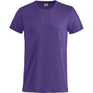 Basic-T bodyfit T-shirt 145 gr/m2 helder lila 4xl