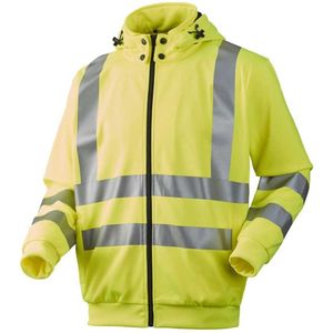 JAK 11143 Hi-Vis Sweatjack (Klasse 3) | Fluorescerend geel | Maat L
