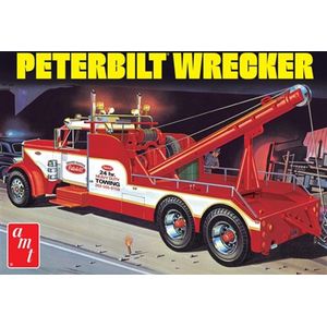 1:25 AMT 1133 Peterbilt 359 Wrecker Truck Plastic Modelbouwpakket