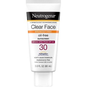 Neutrogena Clear Face Liquid Sunscreen Lotion SPF 30
