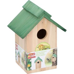 Lifetime Garden - Vogelhuisje - Hangend of staand - 20 x 18 x 14 cm - Groen