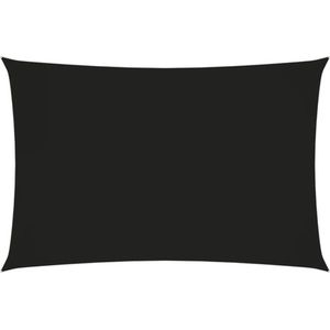 vidaXL - Zonnescherm - rechthoekig - 4x6 - m - oxford - stof - zwart