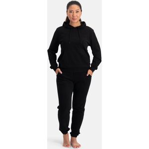 Bamboo Basics Loungebroek Jade - Zwarte Joggingbroek - Maat S - Zachte Bamboe Joggingbroek Dames Rechte Pijp - Joggingbroek Dames Volwassenen