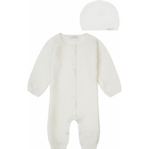 Noppies - kledingset - wit - (2delig) - Boxpak Monrovia - Muts Rosita - Maat 56