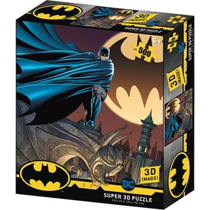 Prime 3D - DC Comics - Batman - Bat Signal - Puzzel 3D 500pc - 61X46cm - met 3D lenticulair effect