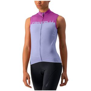 Castelli Velocissima Mouwloos Fietstrui Paars S Vrouw