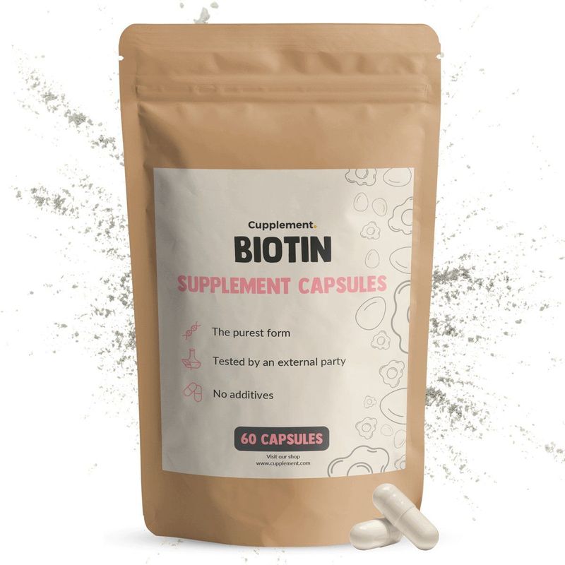 Cupplement - Biotine - Capsules - 10.000 mcg - 60 Stuks