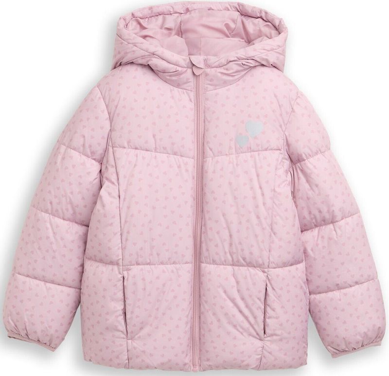 Tom Tailor - Gewatteerde Jas - Lilac - Met Print All-over