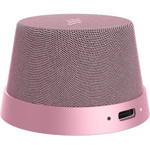 NÖRDIC Magnetische Luidspreker - Bluetooth 5.3 - 3W - TWS Stereo - Geschikt voor Tablet & Smartphone - Roze