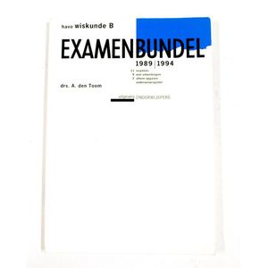 1989-1994 Havo examenbundel wiskunde b