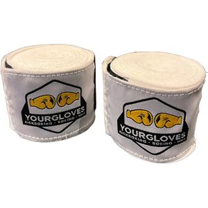 Your Gloves Boksbandage - Wit 460cm