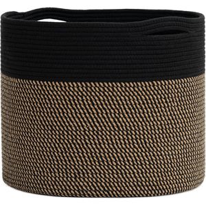 Selbro ® Ruime Opbergmand van Katoen en Jute voor Kinderspeelgoed en Wasgoed
