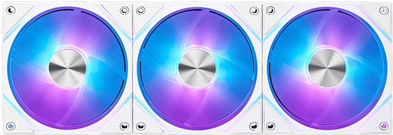 MSI - MPG EZ120 ARGB - Ventilator - Wit - 120mm - 3 Stuks