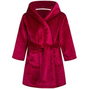 Badjassen voor meisjes - Warme effen winterbadjassen - Vlamvertragende stof - Flanellen badjassen voor kinderen - Dubbelzijdige fleece badjassen met capuchon en zakken - Badjassen met capuchon voor jongens - Pyjamacadeaus - Huiskleding - 110#