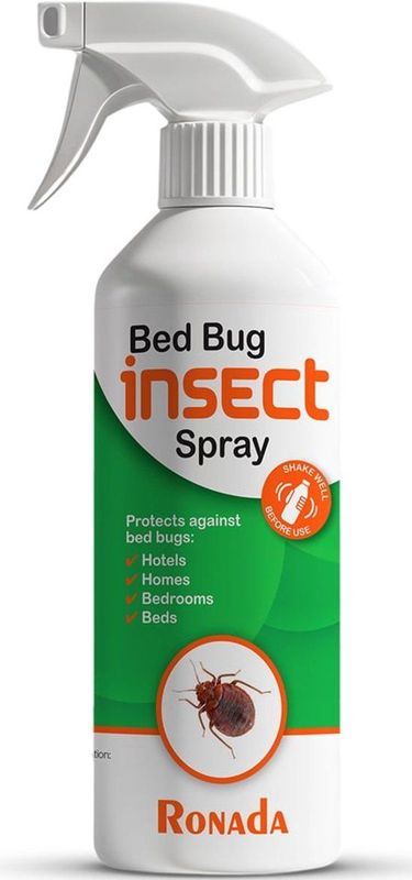 Ronada Bedwantsen Spray - Bedwantsen bestrijdingsmiddel - Alternatief voor Bedwantsen Vallen - Bedwantsenspray voor Matras - Bestrijdingsmiddel