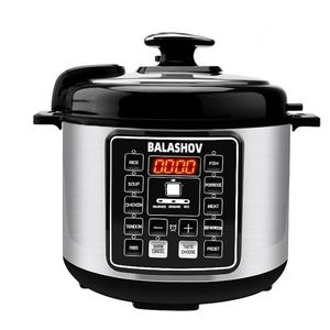 BALASHOV - Hapjespan - - Snelkookpan - Snelkookpannen - Snelkookpannen - Stomen en meer - Elektrisch - 1000W - 8 IN 1 - 5L