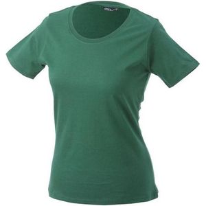James and Nicholson Dames/dames Basic T-Shirt (Donkergroen)