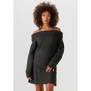 Notre-V Nv-gesa Truien & vesten Dames - Sweater - Hoodie - Vest- Donkergrijs - Maat M