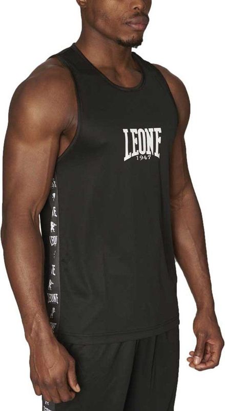 Leone - Ambassador Tank - Sporttop - Zwart - 100% Polyester