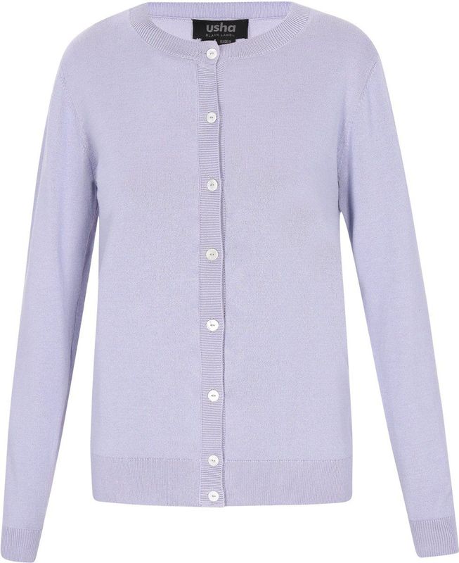 usha - BLACK LABEL - Gebreid Vest - Lichtlila - Classic Look