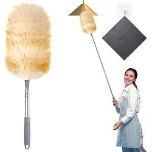 White-Label® Telescopische Plumeau - Ragebol – Uitschuifbaar - Geel