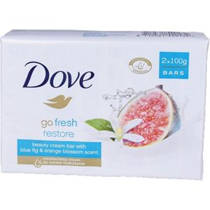 Dove - Go Fresh - Handzeep - 2x100g - Blauwe Vijg & Sinaasbloesem