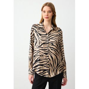 Jimmy Key Zebraprint Beige Overhemd