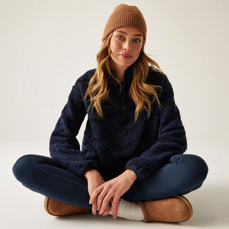 Regatta - Frankie - Teddy Fleece Damestrui - Met Halve Rits