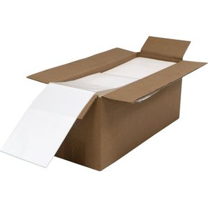 DULA Etiketten Fanfold - 102x152mm - Fanfold verzendetiketten - 2000 labels - Verzendlabels