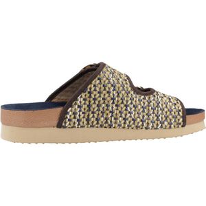 Gioseppo - Pershing - Slippers - Beige - Raffia - Anatomische Microvezel Zool