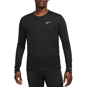 Nike - Dri-FIT UV Miler Longsleeve Shirt - Zwarte Sportshirt-XXL