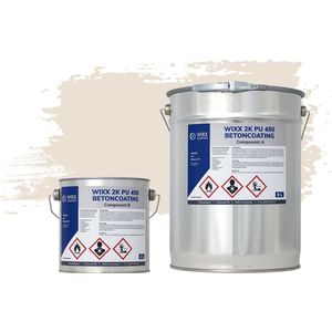 Wixx 2K PU 450 Betoncoating - 5L - RAL 9001 | Crèmewit