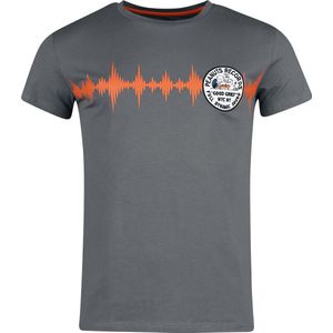 Peanuts Peanuts Records Heren T-shirt - grijs - L