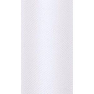 8x Tule stof wit 50 cm breed - hobbyartikelen/knutselspullen